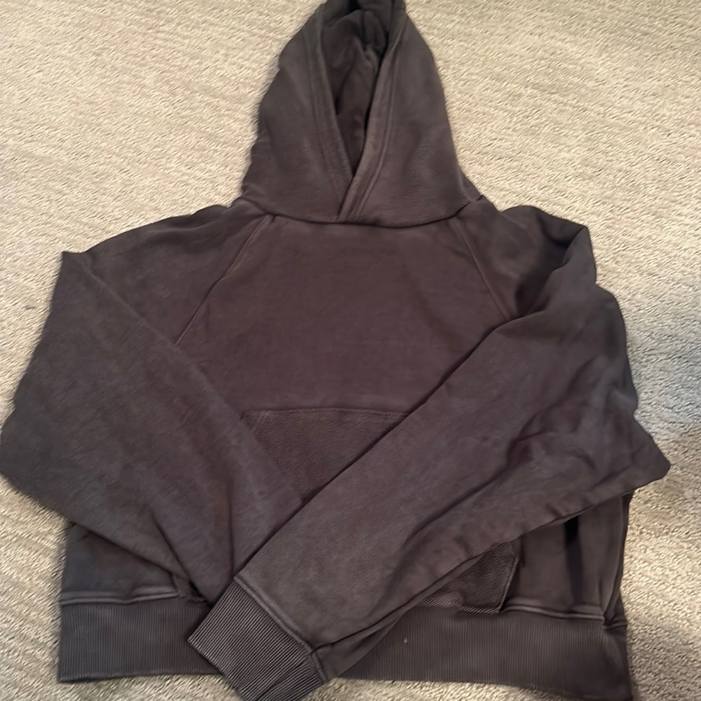 Aerie Cropped Thick Sweatshirt